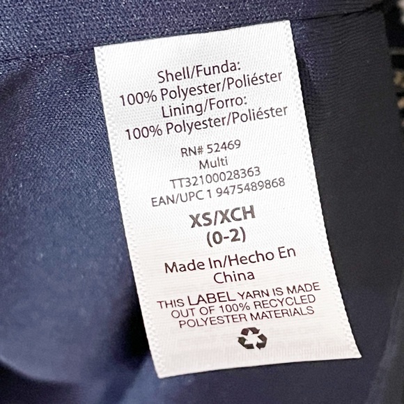 [Time & True] Blue Floral Print Long Sleeves Boho Babydoll Dress Size Xsmall - Picture 9 of 11